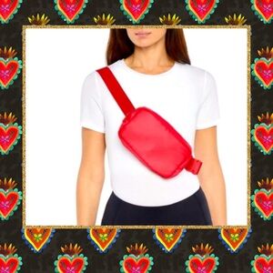 🍒🆕🍒 GAP Fit Bold Red-Pink Belt Bag